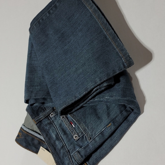 Vintage Rare Tommy Jeans Casual Retro Y2K Streetwear Low Rise Boot Cut Denim 4R - Picture 12 of 12